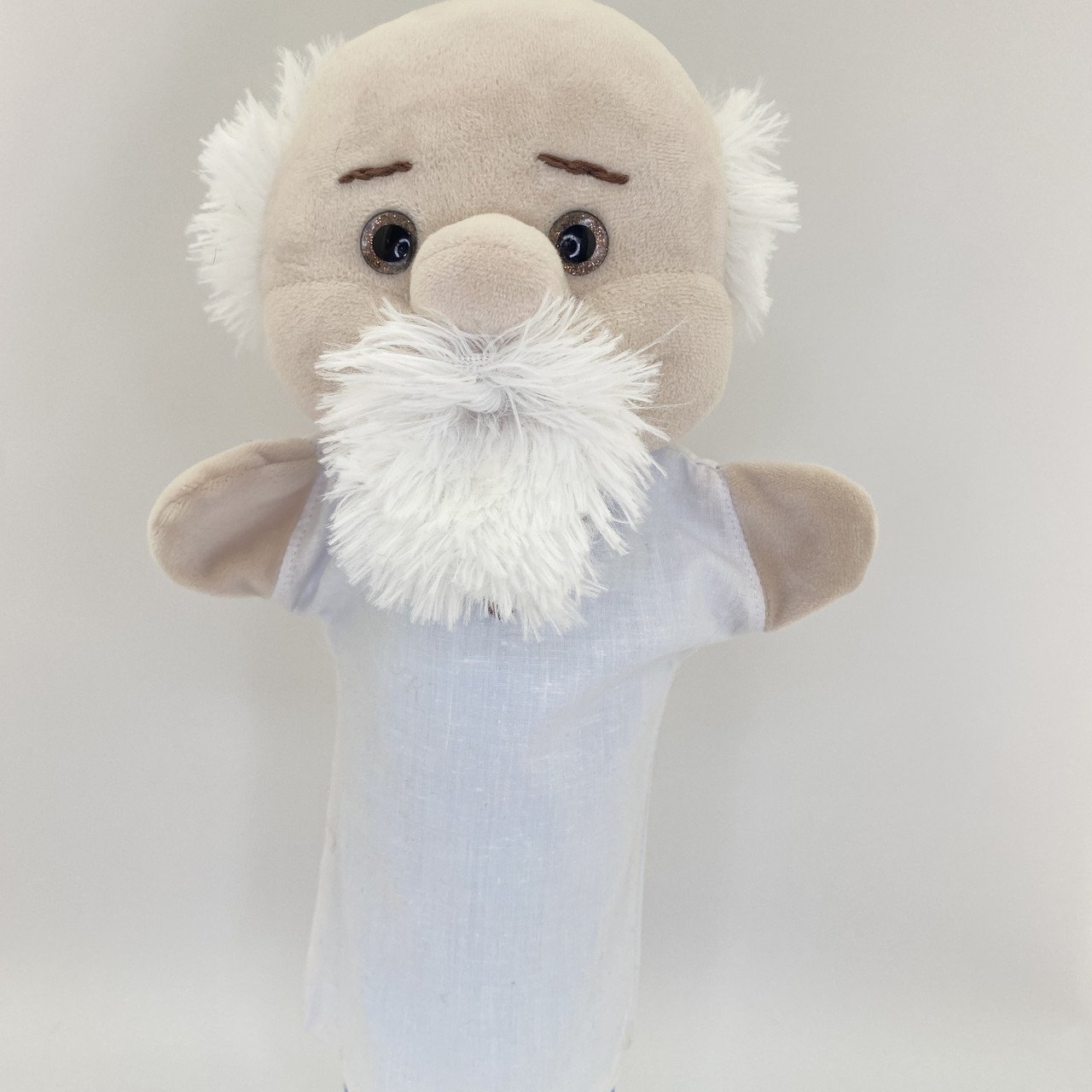 М'яка іграшка рукавичка дід різнокольоровий 33 см М069 - Зображення 4