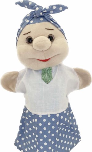 М'яка іграшка рукавичка баба різнокольоровий 33 см М070