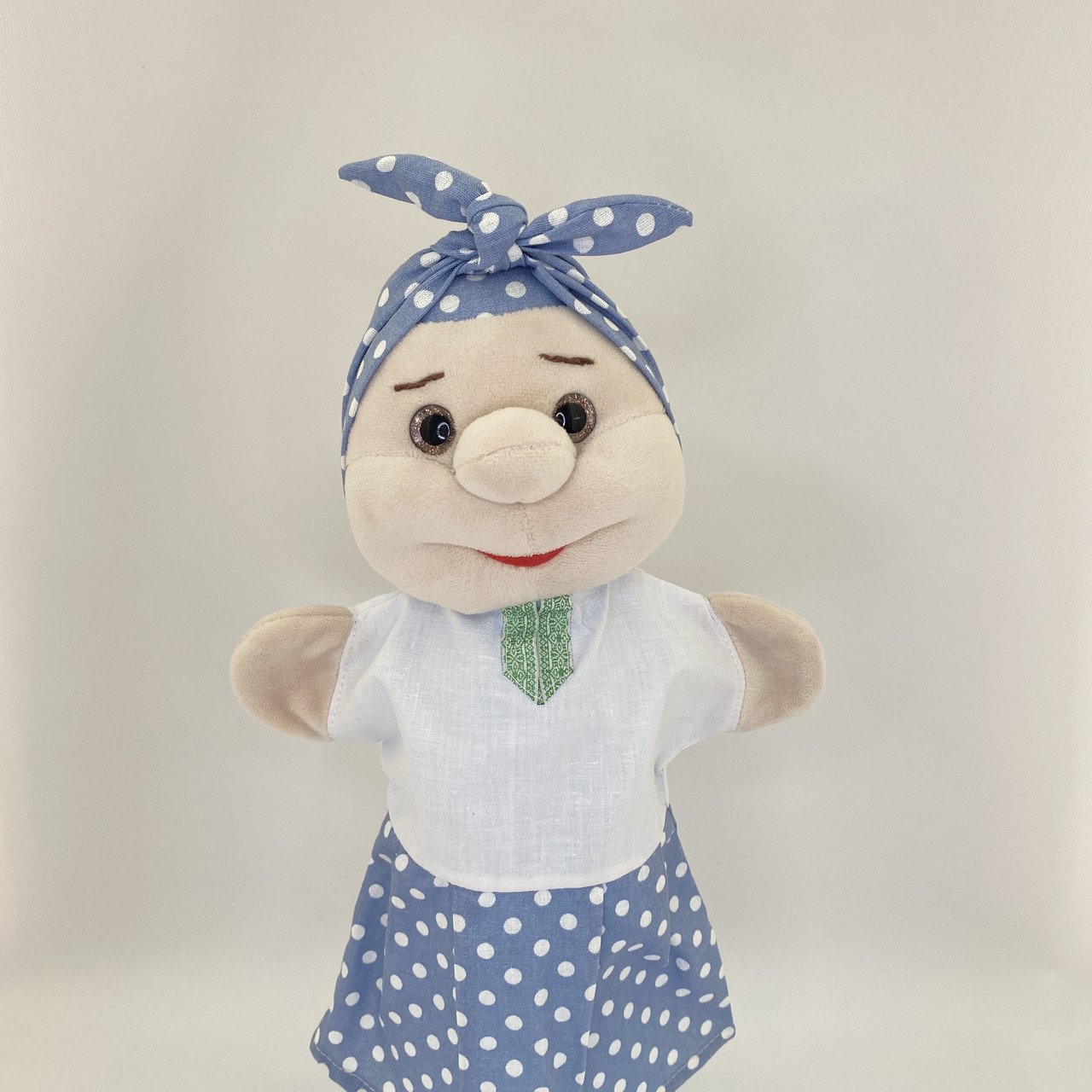 М'яка іграшка рукавичка баба різнокольоровий 33 см М070 - Зображення 4