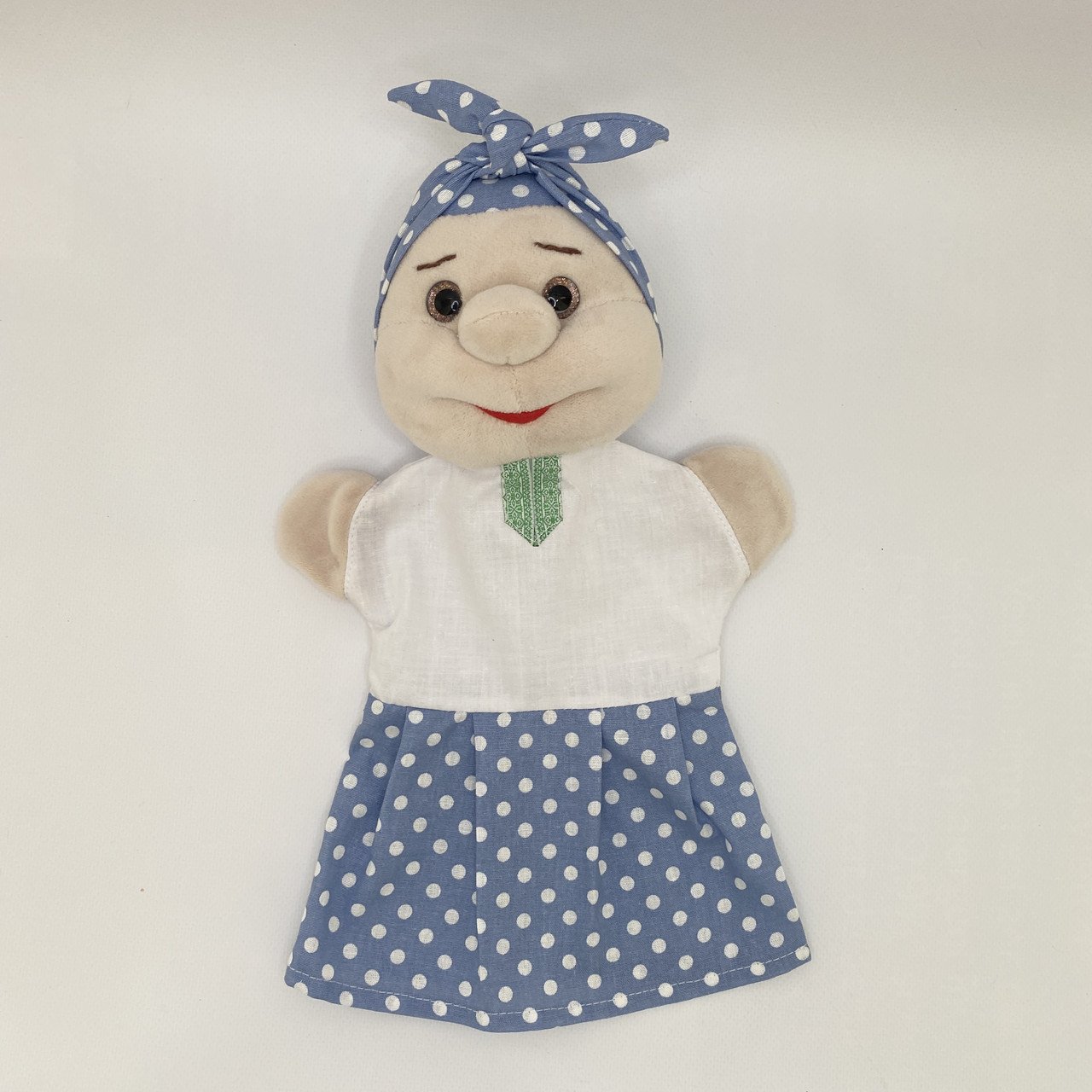 М'яка іграшка рукавичка баба різнокольоровий 33 см М070 - Зображення 2