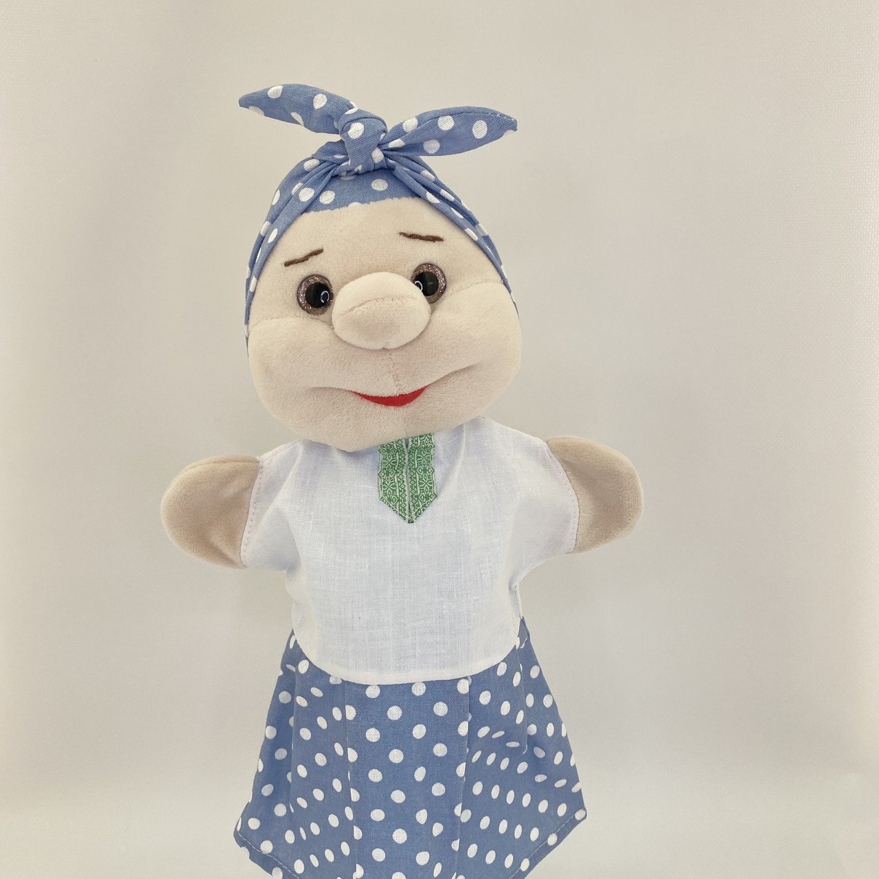 М'яка іграшка рукавичка баба різнокольоровий 33 см М070 - Зображення 3