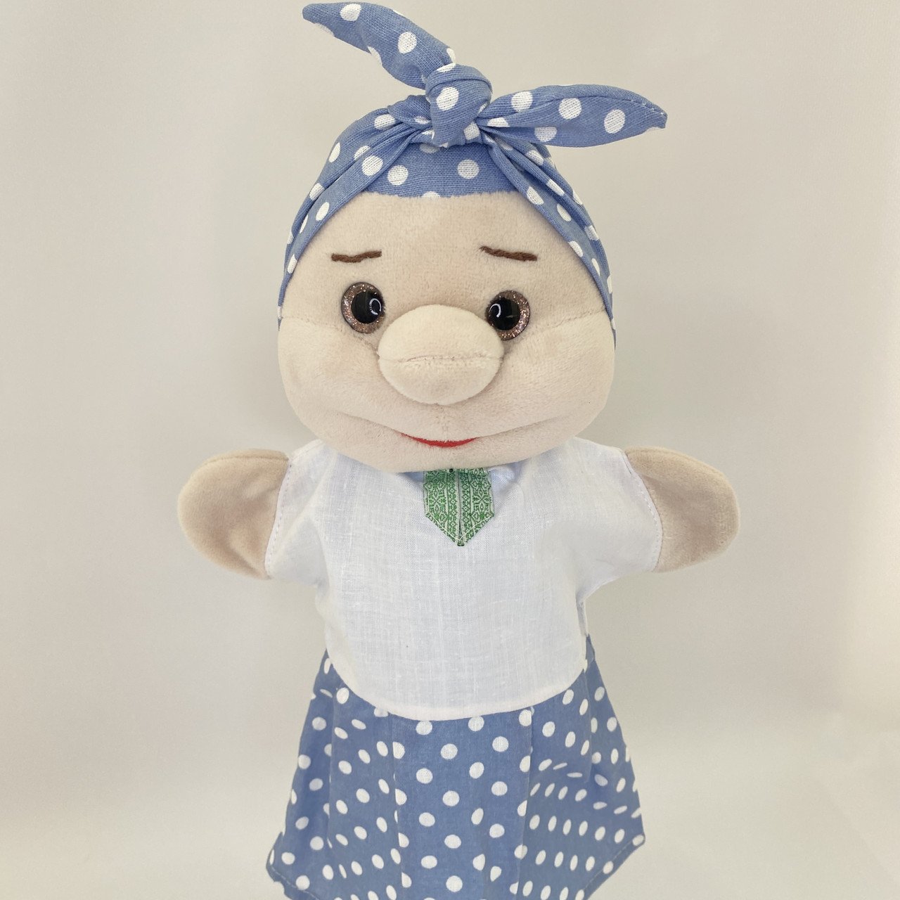 М'яка іграшка рукавичка баба різнокольоровий 33 см М070 - Зображення 5