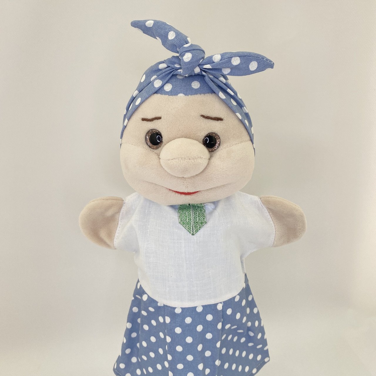 М'яка іграшка рукавичка баба різнокольоровий 33 см М070 - Зображення 7