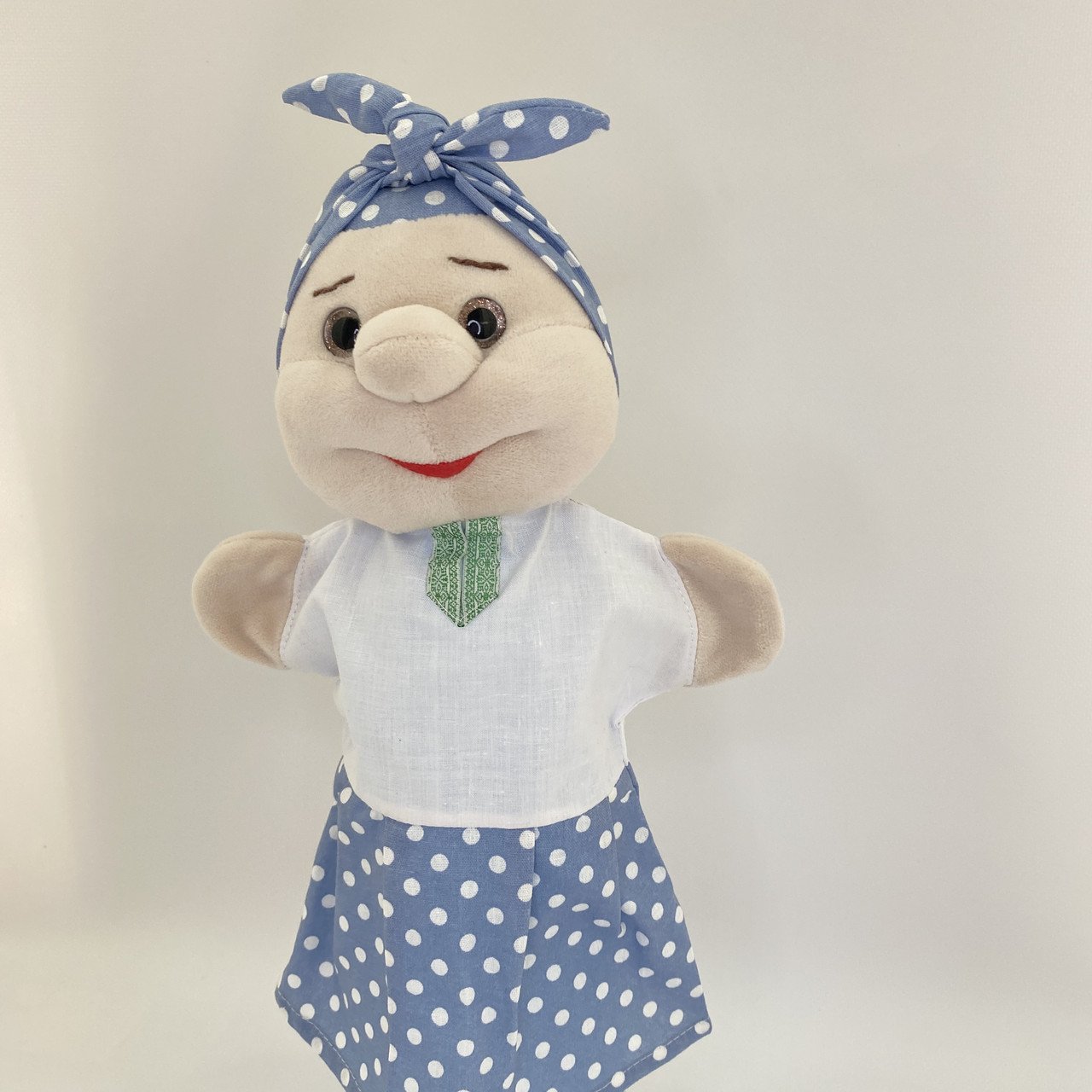 М'яка іграшка рукавичка баба різнокольоровий 33 см М070 - Зображення 6