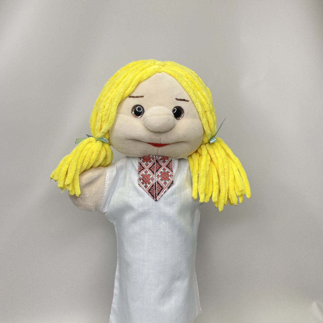 М'яка іграшка рукавичка внучка різнокольоровий 33 см М071 - Зображення 3