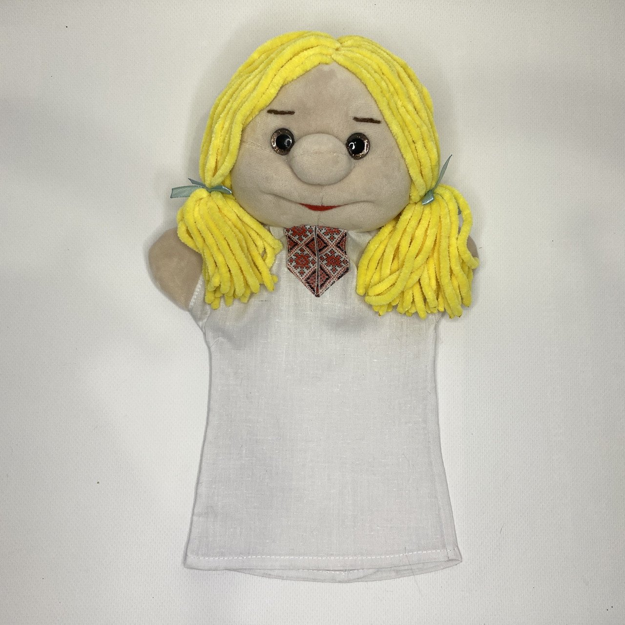 М'яка іграшка рукавичка внучка різнокольоровий 33 см М071 - Зображення 4