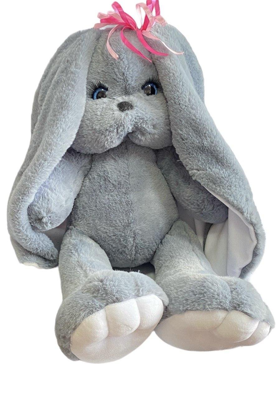 М'яка іграшка зайка Мімі сірий 47 см М111/2 - Зображення 2