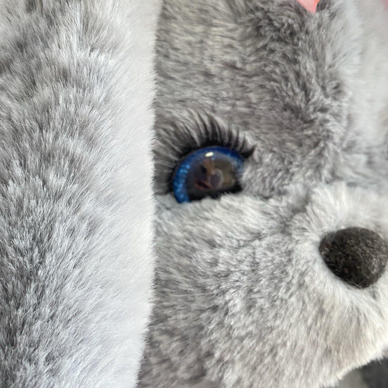 М'яка іграшка зайка Мімі сірий 47 см М111/2 - Зображення 3