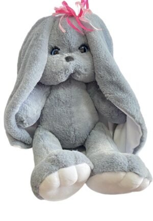М'яка іграшка зайка Мімі сірий 72 см М111/4