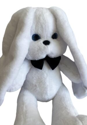 М'яка іграшка зайчик Лакі білий 60 см М112/3