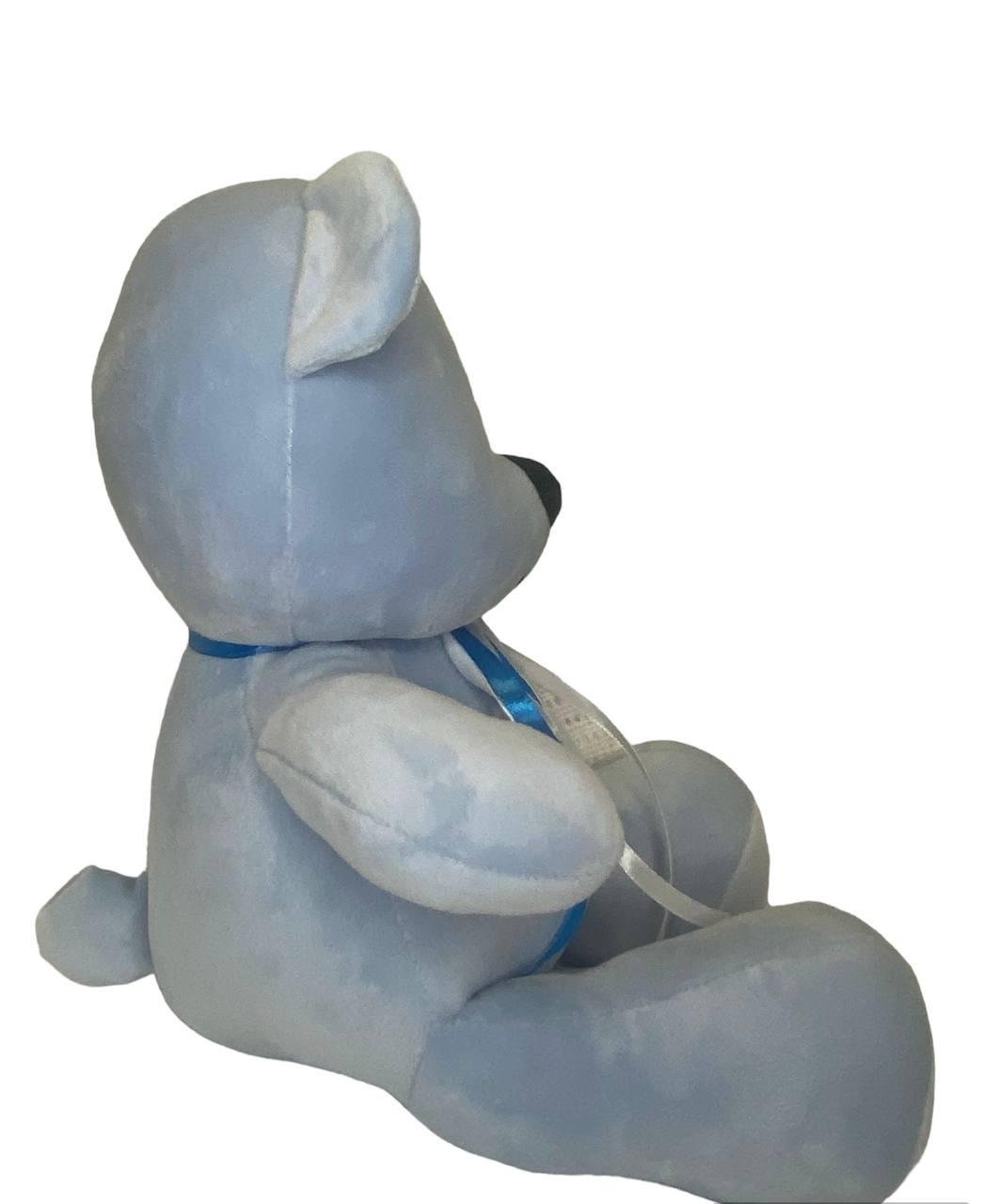 М'яка іграшка ведмедик Міллі блакитний 33 см М002/0 - Зображення 2