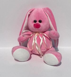 М'яка іграшка зайчик Діксі рожевий 45 см М001/1