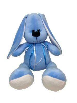 М'яка іграшка зайчик Діксі блакитний 33 см М001/0