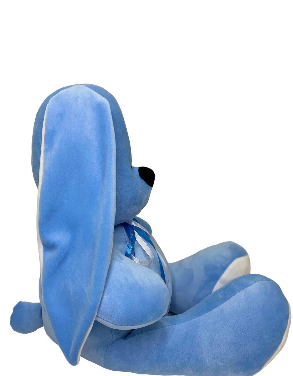 М'яка іграшка зайчик Діксі блакитний 45 см М001/1 - Зображення 2