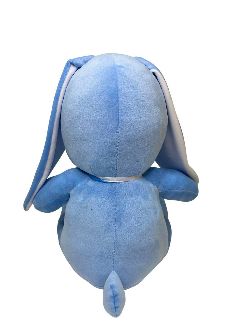 М'яка іграшка зайчик Діксі блакитний 55 см М001/2 - Зображення 3