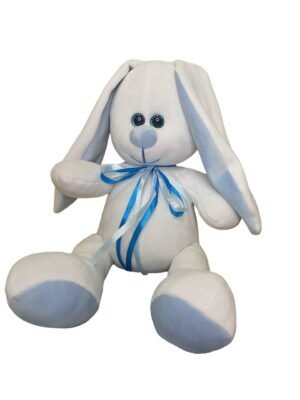 М'яка іграшка зайчик Діксі білий 45 см М001/1